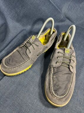 Sperry slide in leather loafers